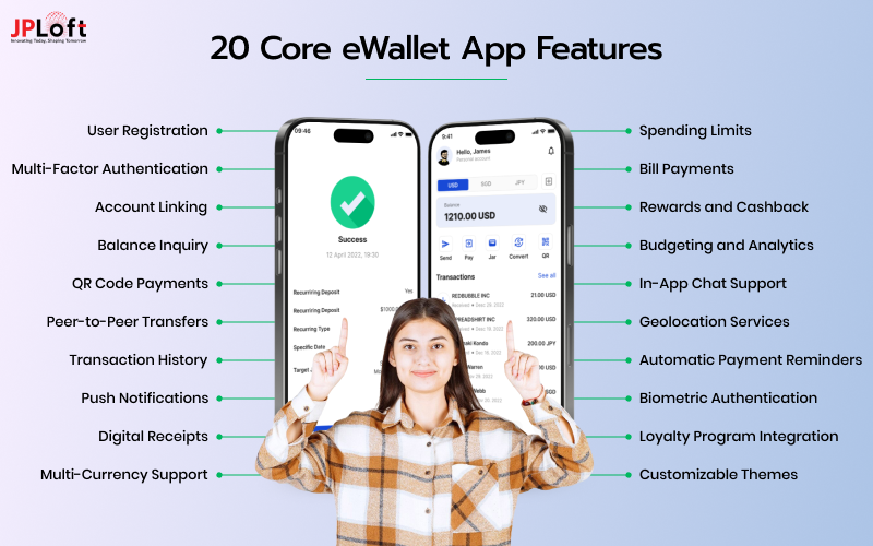 20 Core eWallet App Features